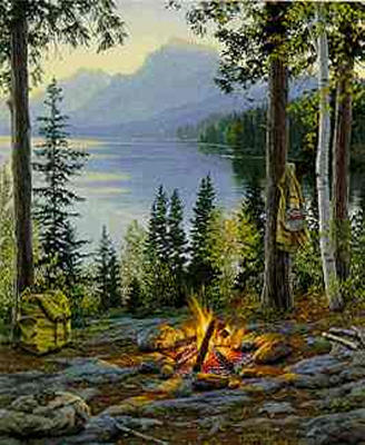 Darrell Bush Limited Edition Canvas: "Room with a View"