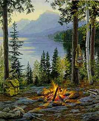 Darrell Bush Limited Edition Canvas: "Room with a View"