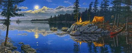 Darrell Bush Limited Edition Canvas "Still of the Night"