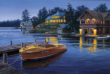 Darrell Bush Limited Edition Print: "Legends at Bay"