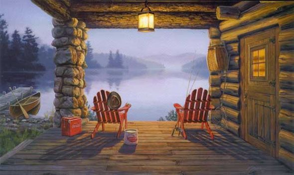 Darrell Bush Limited Edition Print"Six Am Opening Day"