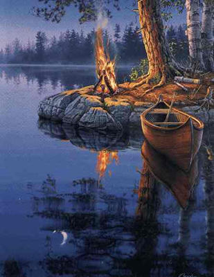 Darrell Bush Limited Edition Print: "Time to Reflect"