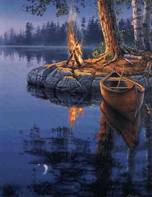 Darrell Bush Limited Edition Print: "Time to Reflect"