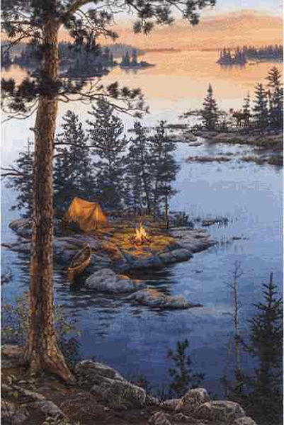 Darrell Bush Open Edition Print: "On Higher Ground"