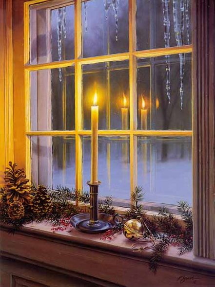 Darrell Bush Open Edition Print: "Warm Reflections"