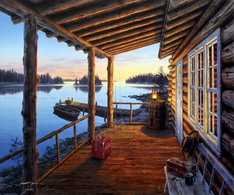 Darrell Bush Print-Signed and Numbered:"Opening Day"