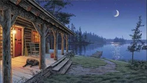 Darrell Bush Signed and Numbered Limited Edition Canvas: "Simple Pleasures"