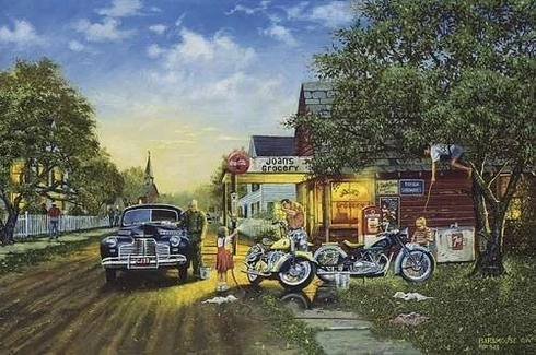 Dave Barnhoiuse Signed Limited Edition Giclée Print: "Spring Cleaning" Dave Barnhoiuse Signed Limited Edition Giclée Print: "Spring Cleaning"