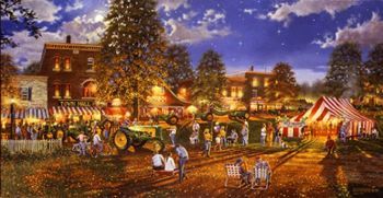 Dave Barnhouse Hamdsigned and Numbered Limited Edition Print:"Celebration of the Past"