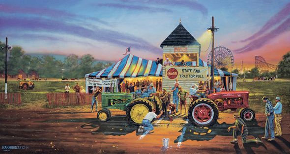 Dave Barnhouse Handsigned and Numbered Limited Edition Canvas:"For Top Honors"