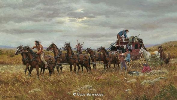 Dave Barnhouse Handsigned and Numbered Limited Edition Canvas Giclee:"The Spoils"