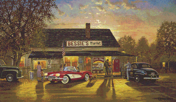Dave Barnhouse Handsigned and Numbered Limited Edition Canvas:"Hometown Hero"