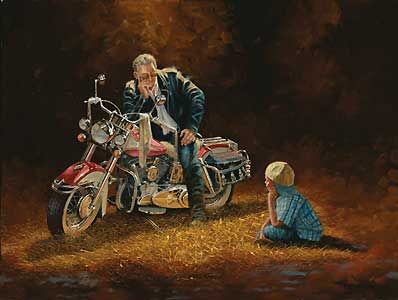 Dave Barnhouse Handsigned and Numbered Limited Edition Giclee on Canvas : "When I Grow Up"