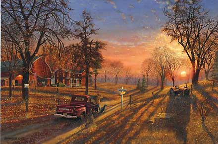 Dave Barnhouse Handsigned and Numbered Limited Edition Print: "Evening Watch"
