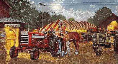 Dave Barnhouse Limited Edition Canvas: "Horsepower"