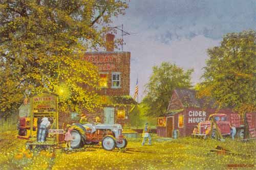 Dave Barnhouse Limited Edition Print:"Ready or Not"