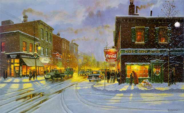 Dave Barnhouse Limited Edition Print:"Tis the Season"