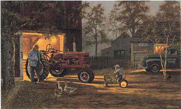 Dave Barnhouse Open Edition Print: "Common Ground"