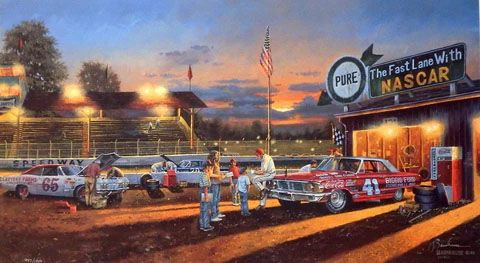 Dave Barnhouse Print-Signed and Numbered:"Yesterdays Hero"