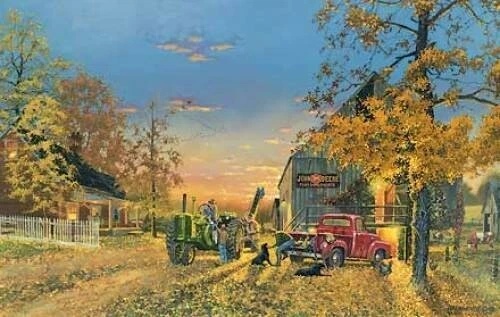 Dave Barnhouse Signed and Numbered Limited Edition Artist Proof Lithograph: "A Time Of Plenty"