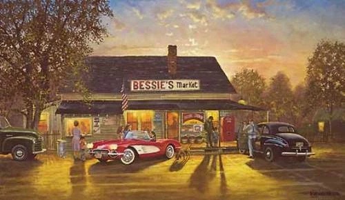 Dave Barnhouse Signed and Numbered Limited Edition Canvas: "Home Town Hero"