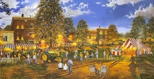 Dave Barnhouse Signed and Numbered Limited Edition Lithograph: "Celebrations Of The Past"