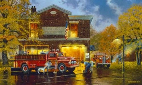 Dave Barnhouse Signed and Numbered Limited Edition Lithograph: "E Boy's Dream"