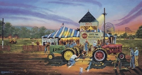 Dave Barnhouse Signed and Numbered Limited Edition Lithograph: "For Top Honors"