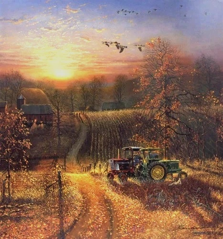 Dave Barnhouse Signed and Numbered Limited Edition  Lithograph Print: "Taking a Break"