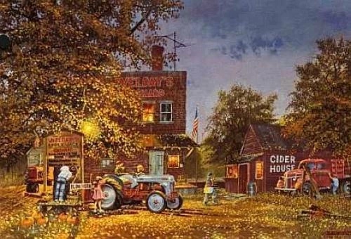 Dave Barnhouse Signed and Numbered Limited Edition Lithograph: "Ready Or Not"