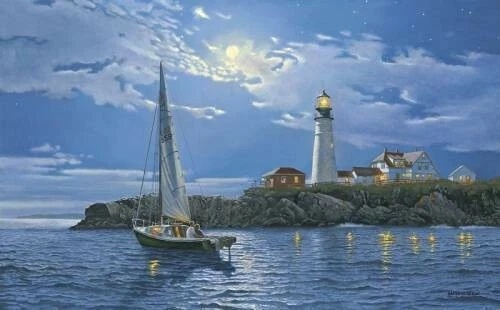 Dave Barnhouse Signed and Numbered Limited Edition Lithograph: "Serenity"