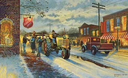 Dave Barnhouse Signed and Numbered Limited Edition Lithograph: "Spirit Of Giving" Dave Barnhouse Signed and Numbered Limited Edition Lithograph: "Spirit Of Giving"
