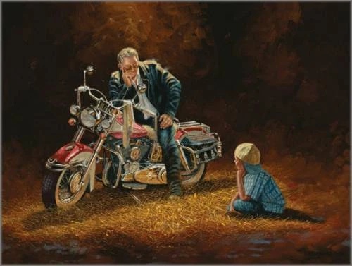 Dave Barnhouse Signed and Numbered Limited Edition Lithograph: "When I Grow Up"