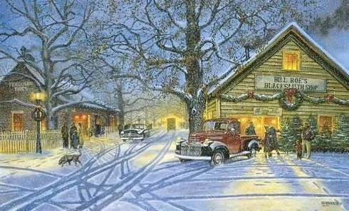 Dave Barnhouse Signed Limited Edition Master Canvas: "The Perfect Tree"