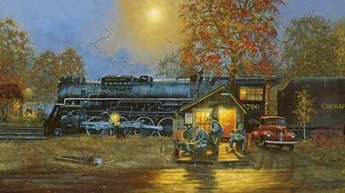 Dave Barnhouse Signed Limited Edition Paper: "Passing Time"