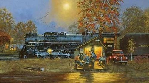 Dave Barnhouse Signed Limited Edition Paper: "Passing Time"