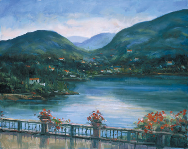 Dave Duffell Hand Signed and Numbered Limited Edition Giclee: "Italian Alps"