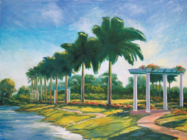 Dave Duffell Hand Signed and Numbered Limited Edition Giclee: "Promenade"