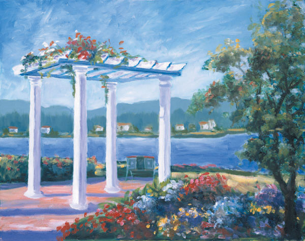 Dave Duffell Hand Signed and Numbered Limited Edition Giclee: "Trellis I"