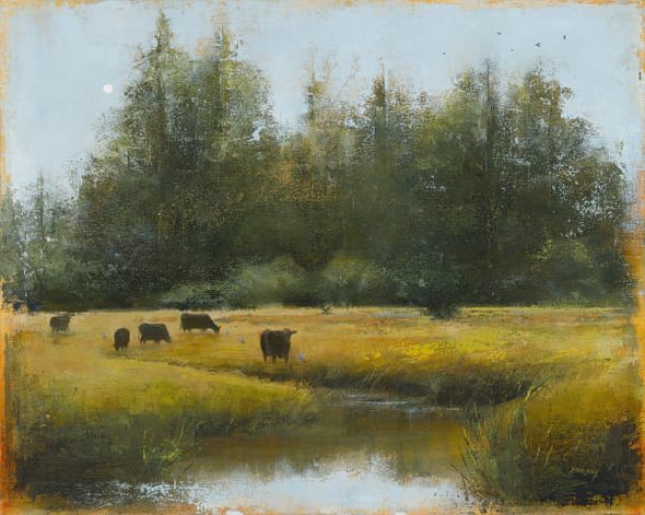 Dave Ivey 24 x 30 Open Edition Giclee on Canvas:"Silhouettes"