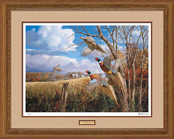 David A. Maass Handsigned and Numbered Limited Edition: "Framed October Memories Print"