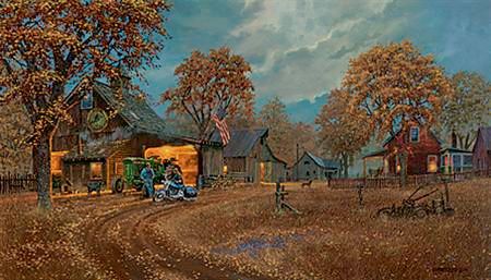David Barnhouse Handsigned & Numbered Limited Edition:"Talking Turkey"