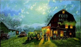 DAVID BARNHOUSE  Secondary Market Art: "TALES OF THE DAY AP"