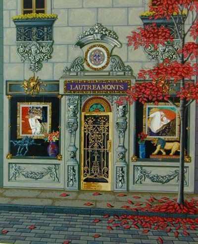 David Farrell Hand Signed Publisher Proof Serigraph:"Lautremonts"