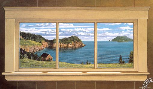 David Hoddinnott Handsigned & Numbered Limited Edition Print:"The Window View "