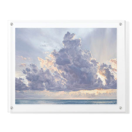 David Jenks Limited Edition Ready to Hang Giclee on Clear Acrylic: "Florida Suite 3"