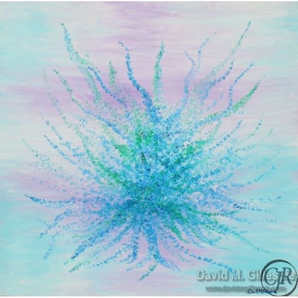 David M. Gillespie Acrylic Touch Painting; Hand Signed by the Artst: "Reverie"