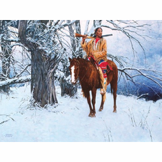 David Mann Hand Signed and Numbered Limited Edition Giclee Print: "Winter Stillness"