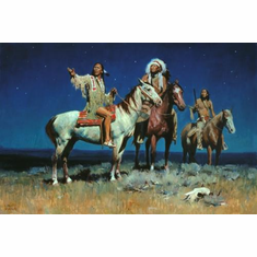 David Mann Hand Signed and Numbered Limited Edition: "Night Signs "