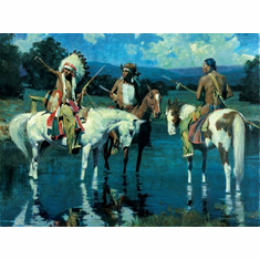 David Mann Handsigned and Numbered Limited Edition:"Lakota Moon"